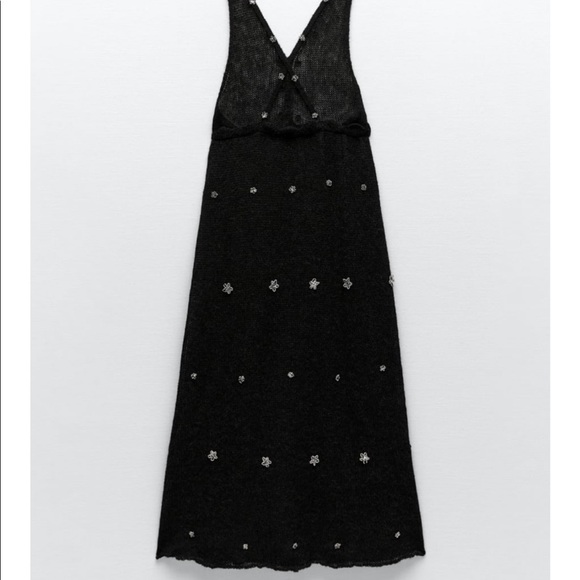 ZARA NWT WOOL AND ALPACA DRESS - Picture 4 of 10